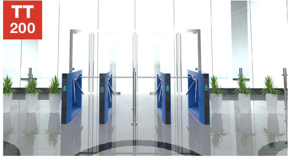 Compact box turnstile